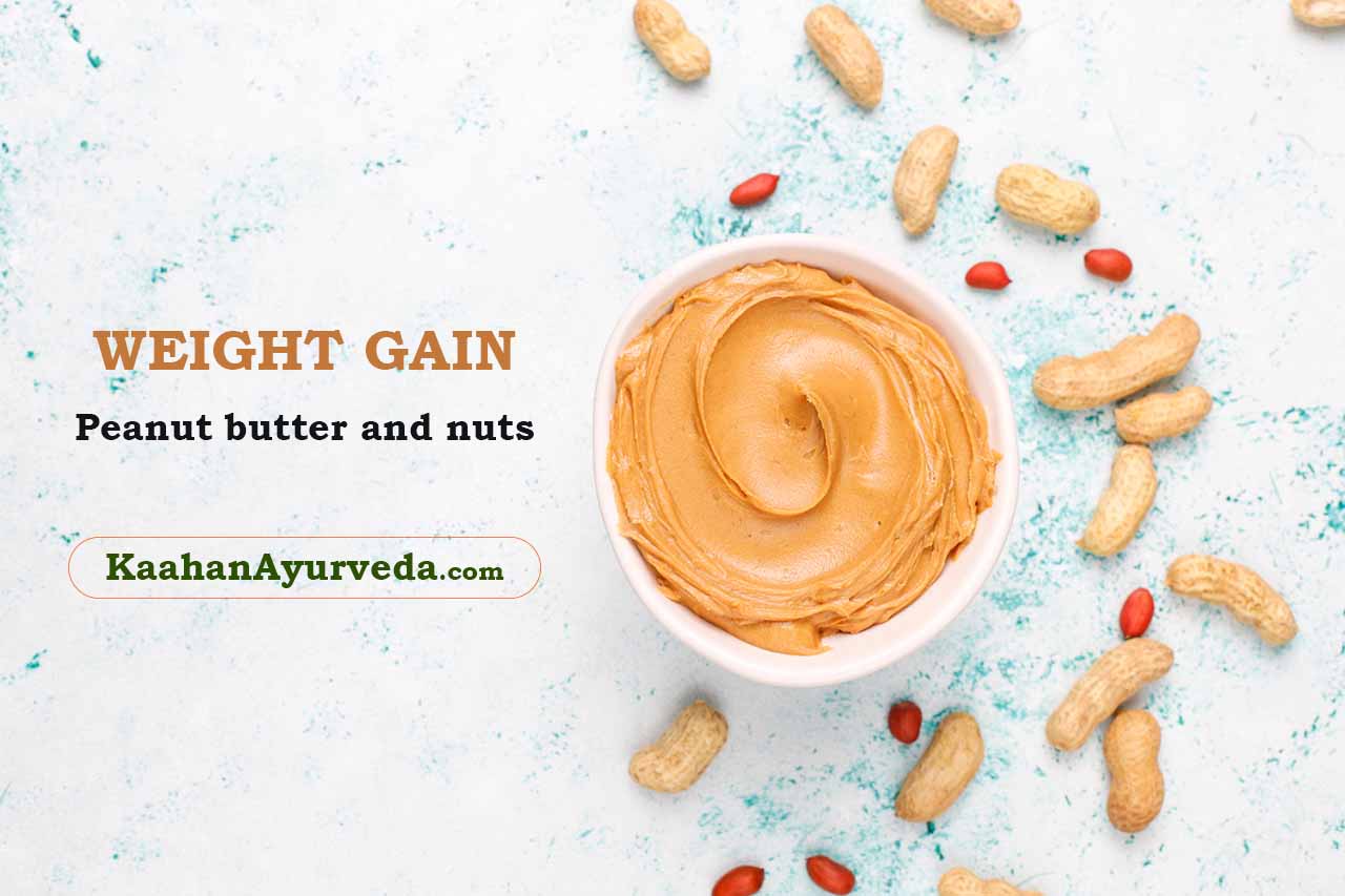 homemade peanut butter with peanuts